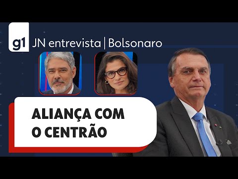 Bolsonaro responde a pergunta sobre aliança com o Centrão em entrevista ao JN 5
