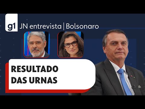 Bolsonaro responde a pergunta sobre compromisso com o resultado das urnas em entrevista ao JN 13